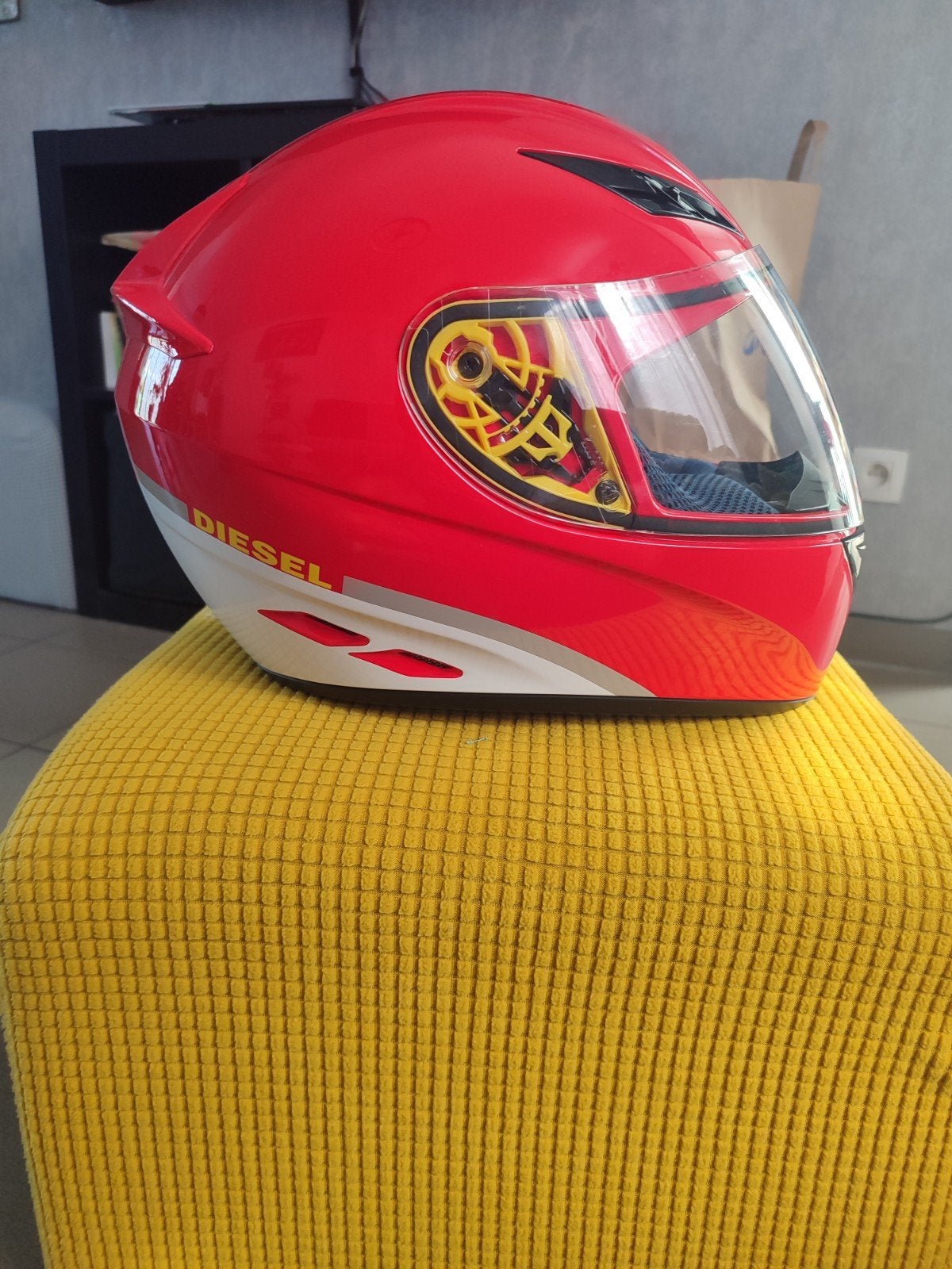 Casque moto marque DIESEL Taille S/M, Motoren, Ophalen of Verzenden, S