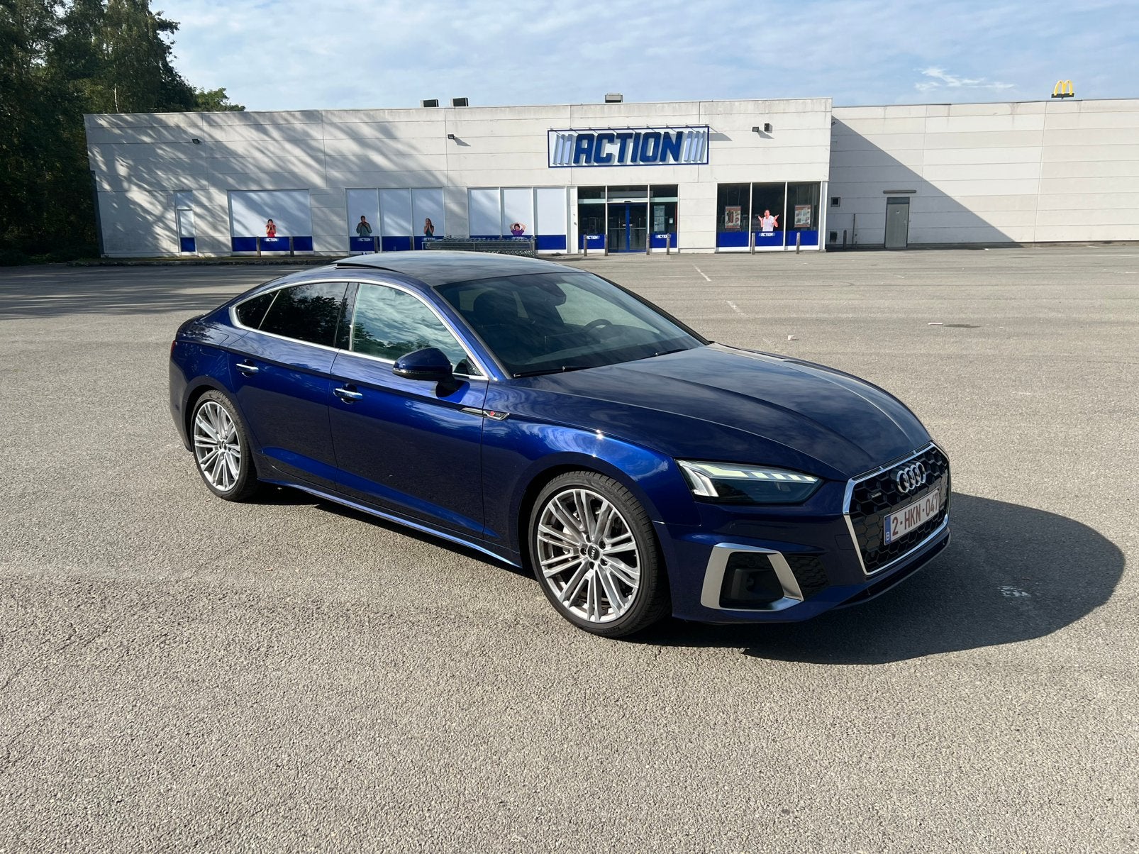 Audi A5 45TDI, Automaat, Blauw, Leder, Particulier