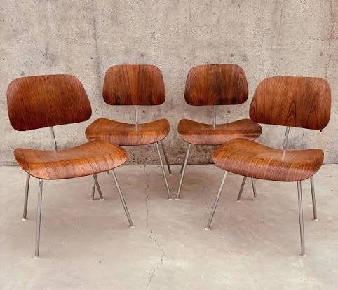 4 dcm stoelen te koop, Ophalen, Zo goed als nieuw