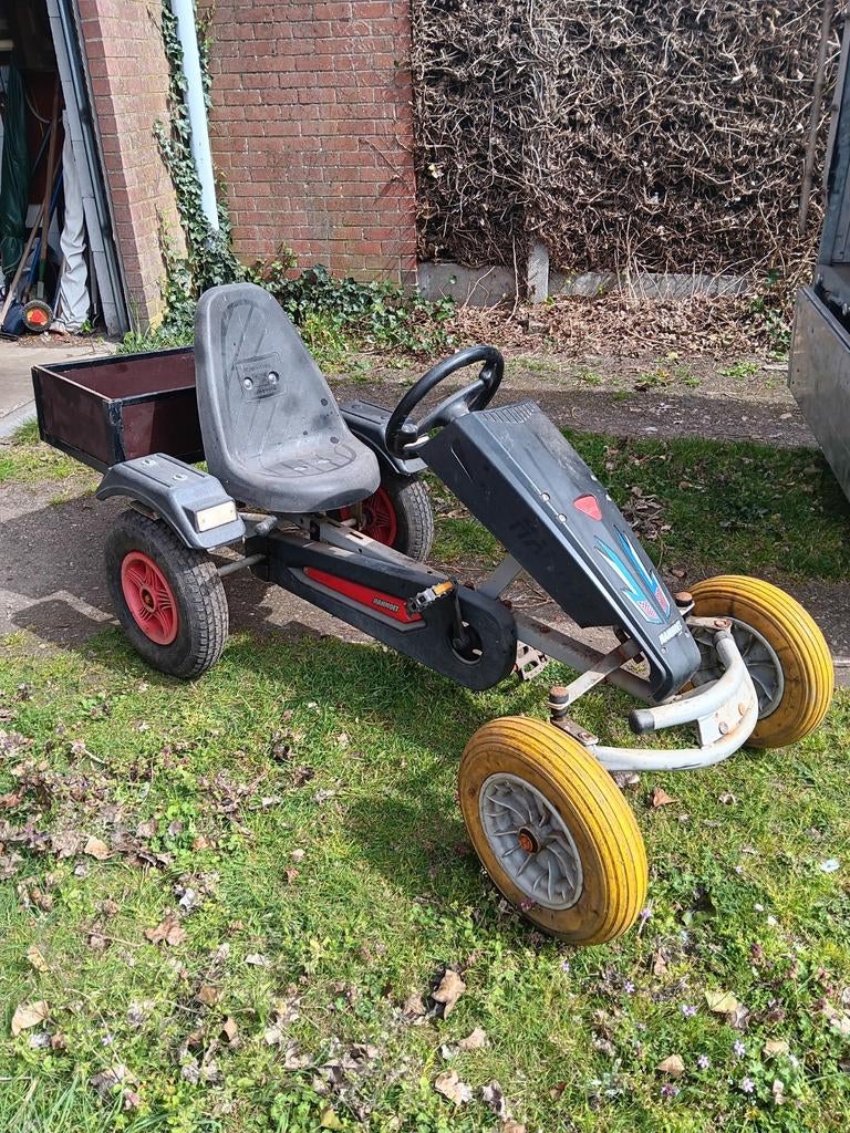 Grote gocar mammoet met bakje,prijs 170€, Kinderen en Baby's, Ophalen of Verzenden, Zo goed als nieuw, Mammoet, Vrijloopautomaat