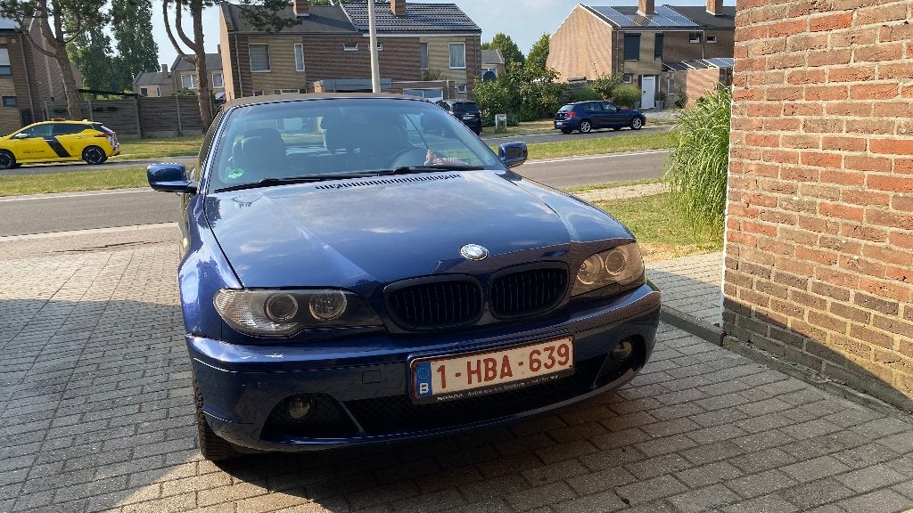 BMW 320CI Bleu, Autos, BMW, Cuir, Achat, Cabriolet, Boîte manuelle
