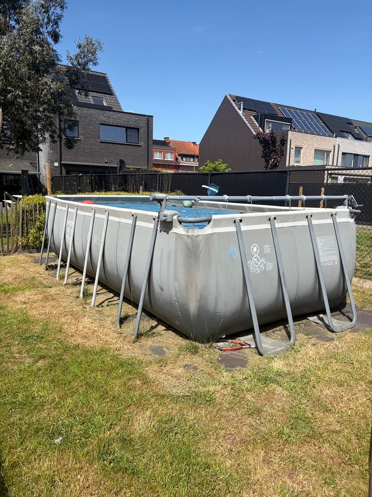 Intex Ultra XTR Frame Rectangular 549 x 274 cm zwembad, Tuin en Terras, Gebruikt, 200 tot 300 cm, Rechthoekig, Ophalen