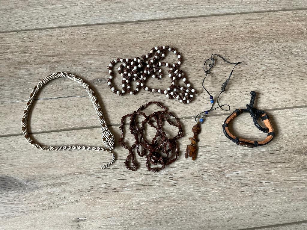 Etnische sieraden / juwelen handgemaakt, Ophalen of Verzenden, Ketting