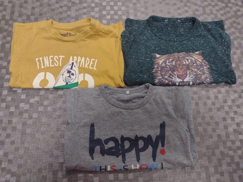 1 à 3 longsleeve shirts - Maat 86 - In goede staat, Kinderen en Baby's, Babykleding | Maat 86, Ophalen of Verzenden, Gebruikt