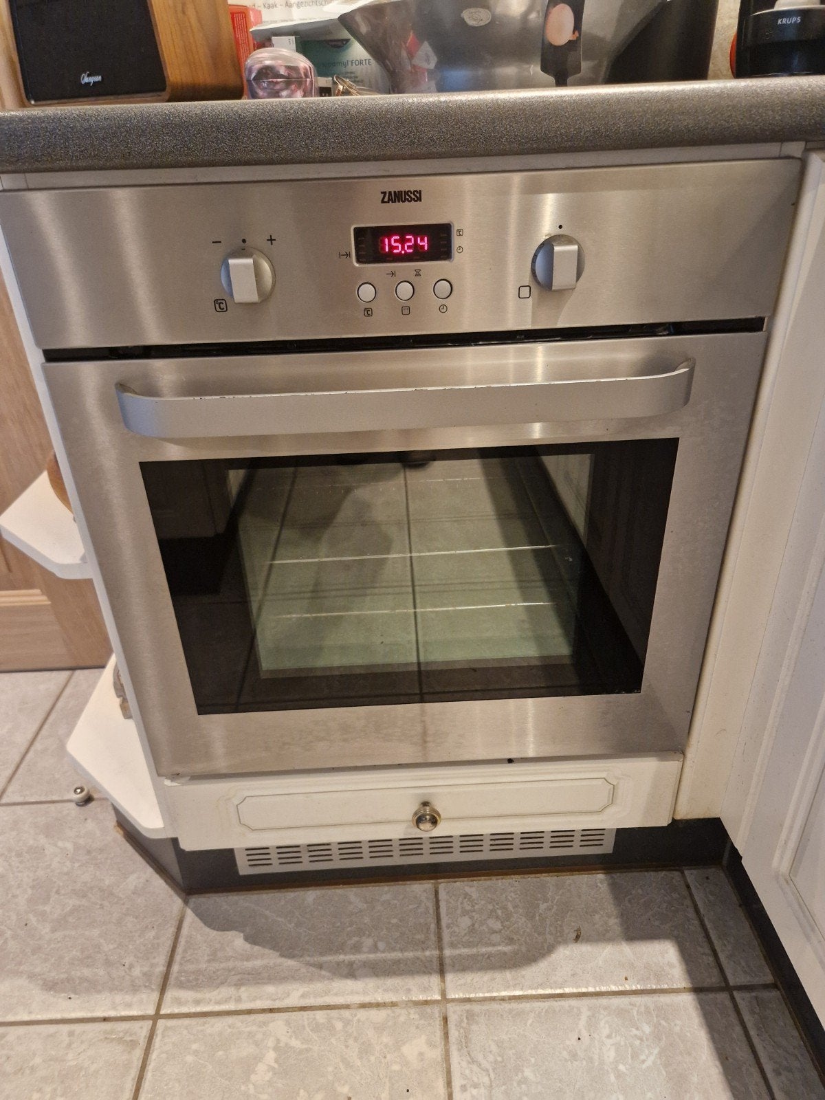 Elektrische inbouwoven Zanussi ZYB460X, Elektronische apparatuur, Ophalen, Gebruikt, Hete lucht, Zanussi