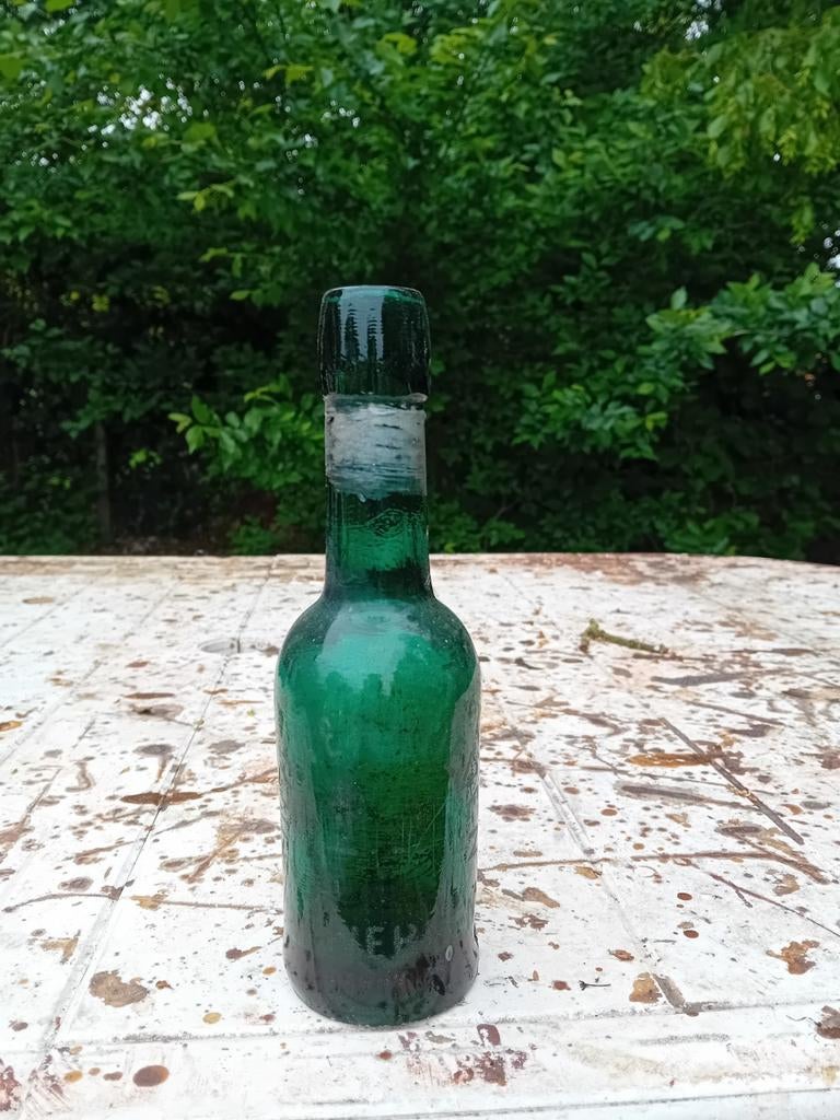Oude vintage bierfles Theo Verhoeven Antwerpen, Ophalen of Verzenden
