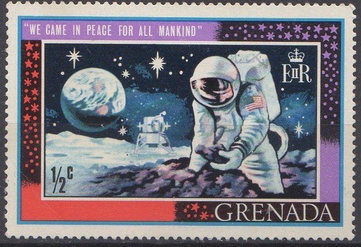 Grenada - Apollo 11-maanlanding - 1969, Verzenden, Postfris