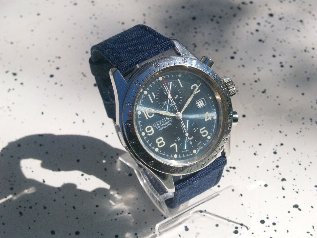 Glycine Stratoforte automatique Chrono.Valjoux 7750, Bijoux, Sacs & Beauté, Montres | Hommes, Montre-bracelet, Autres marques