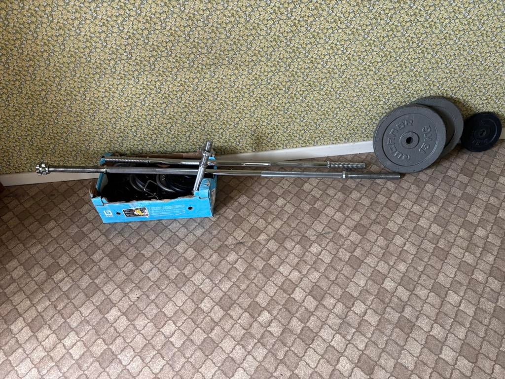 Fitness machine + loopband, Sport en Fitness, Fitnessapparatuur, Ophalen, Gebruikt, Metaal