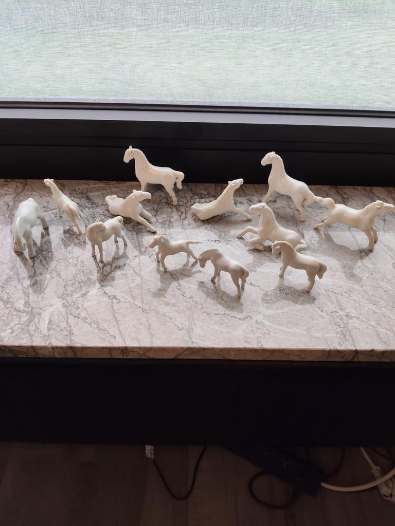 Porseleinen paardjes, Verzamelen, Beelden en Beeldjes, Ophalen of Verzenden
