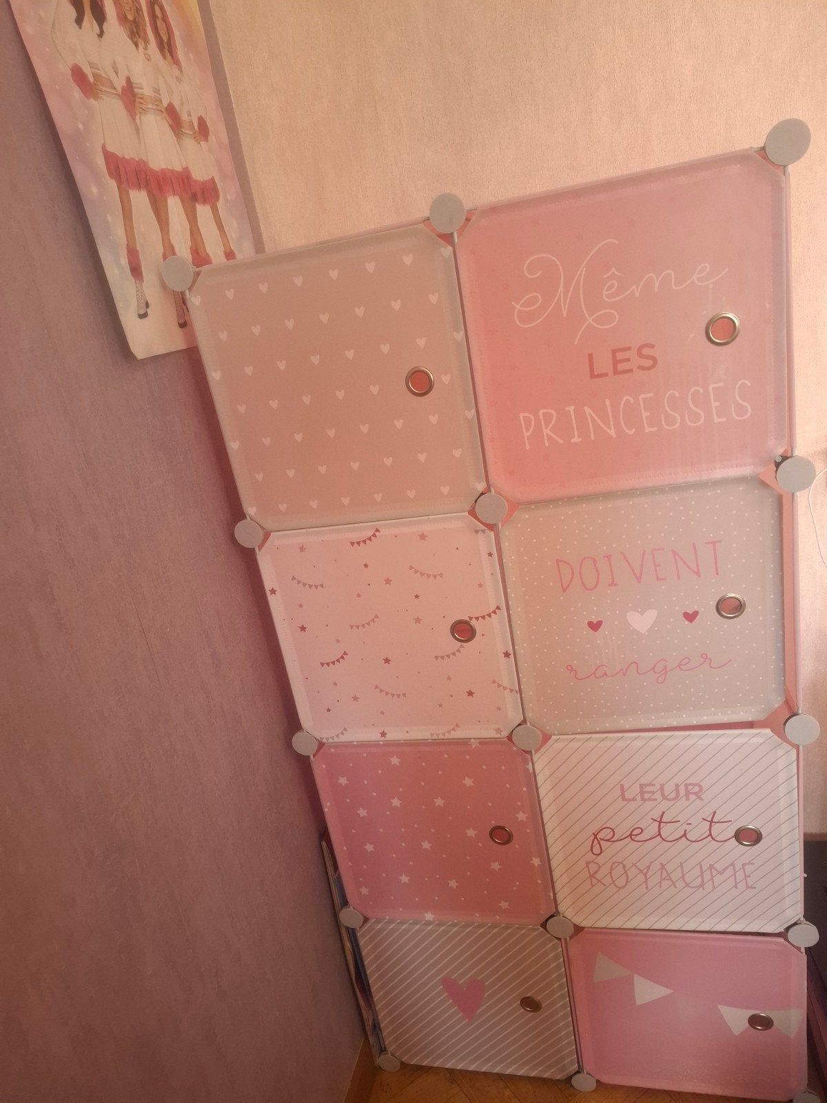 Leuke roze speelgoedkast / opbergkast voor meisjeskamer, Roze, Ophalen