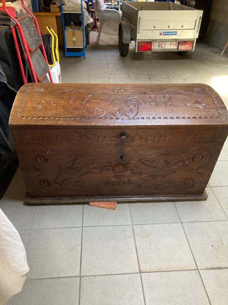 Coffre ancien, Antiquités & Art, Enlèvement