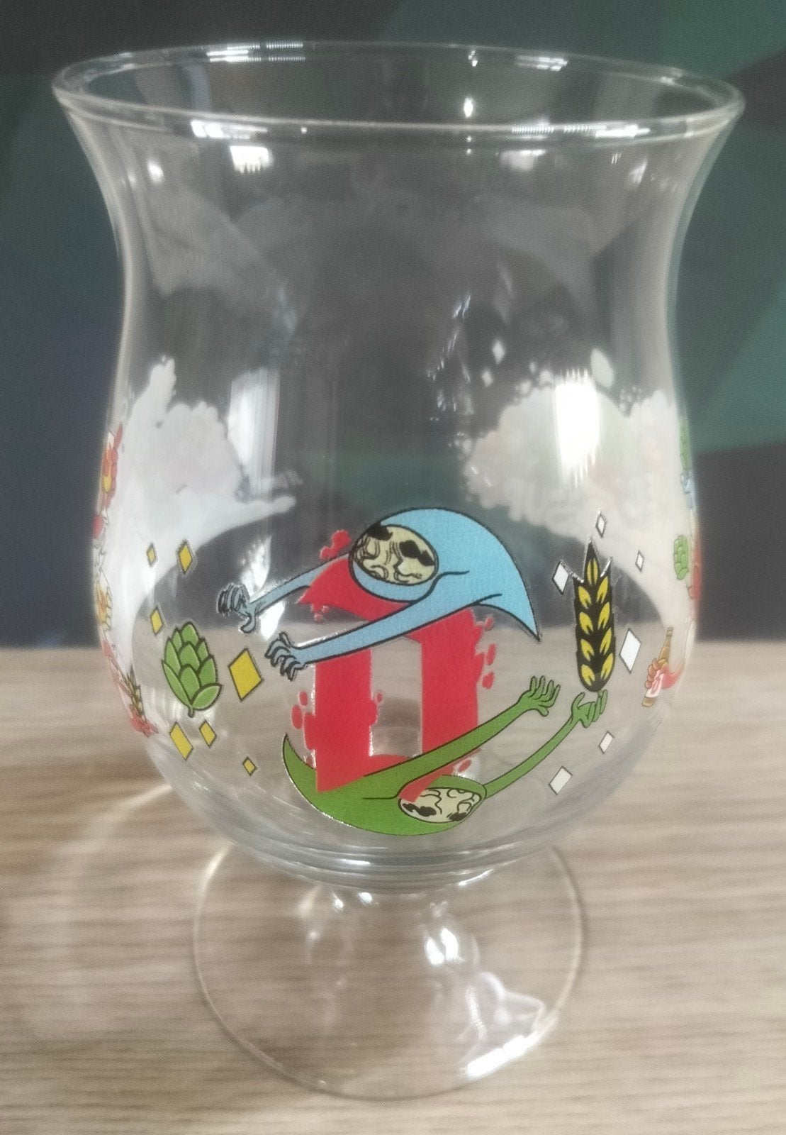 Duvel glas J.T. DANIELS, Ophalen of Verzenden, Zo goed als nieuw, Glas of Glazen, Duvel