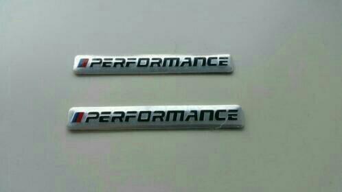 Bmw m performance stickers 82 mm x 10 mm, Ophalen of Verzenden
