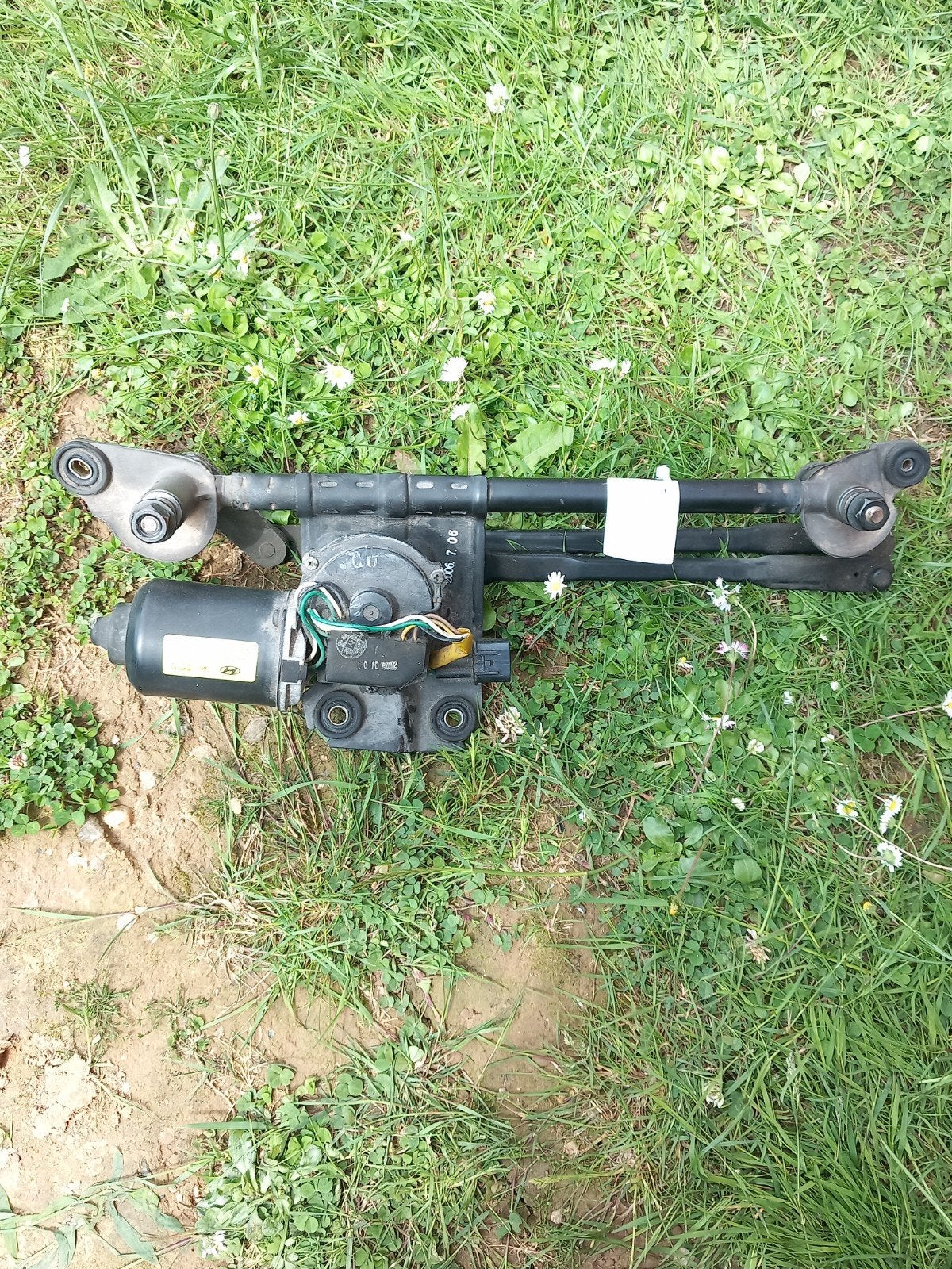 MOTEUR + TRINGLERIE ESSUIE GLACE AV HYUNDAI GETZ 2002-2009, Enlèvement, Révisé, Hyundai