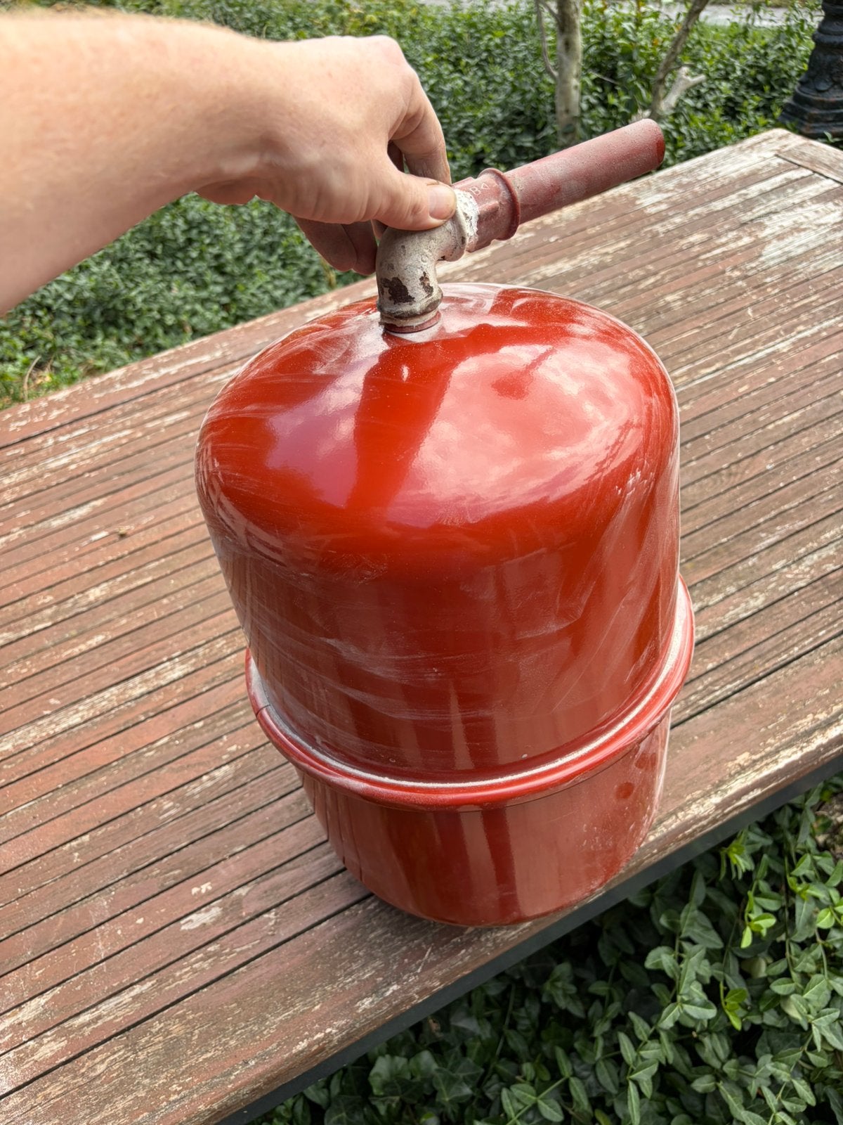 Expansievat 25L, Enlèvement, Utilisé