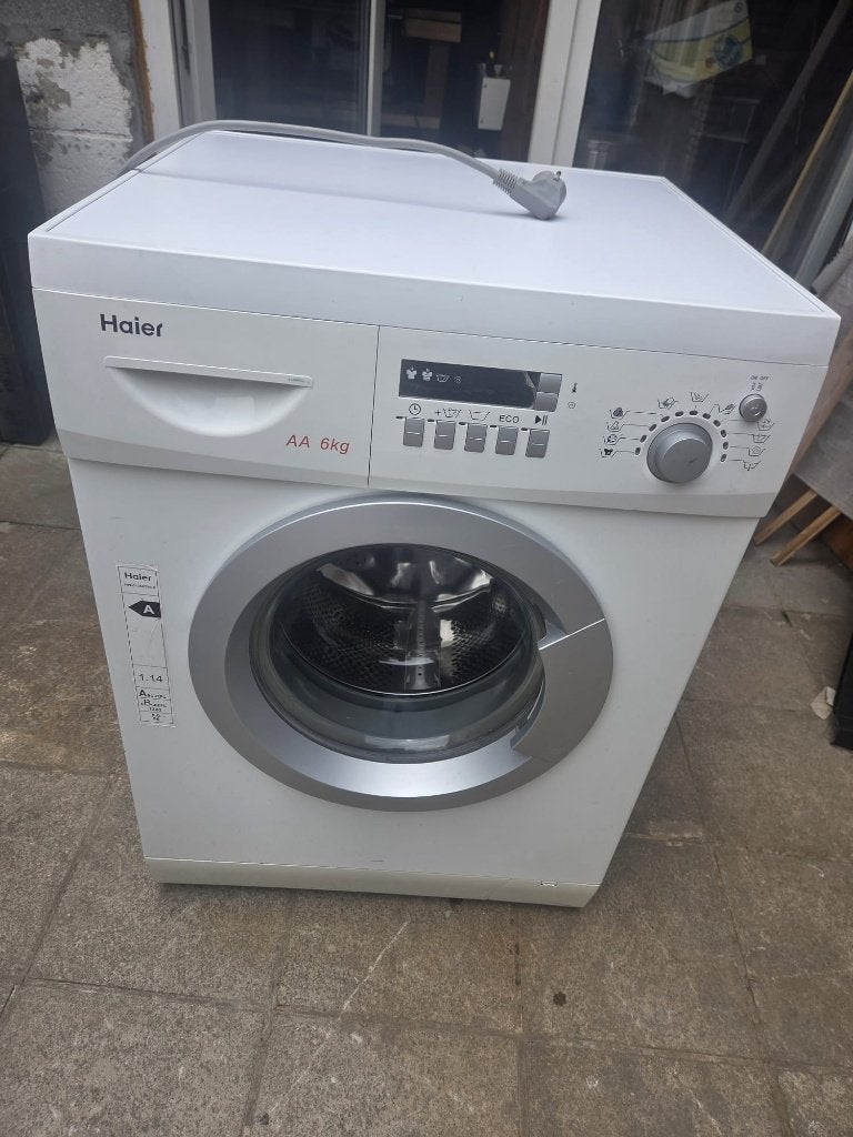 Haier 6 kg wasmachine, Elektronische apparatuur, Wasmachines, 4 tot 6 kg, Ophalen, Gebruikt, Energieklasse A of zuiniger