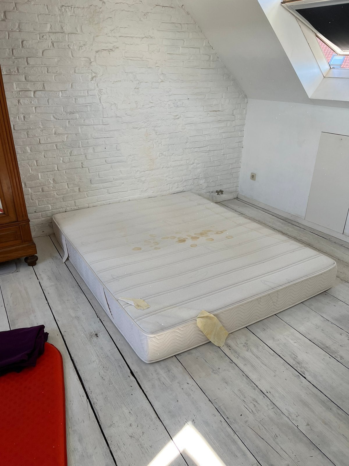 Gratis 2p matras 160 x 200, Ophalen, Gebruikt, Matras