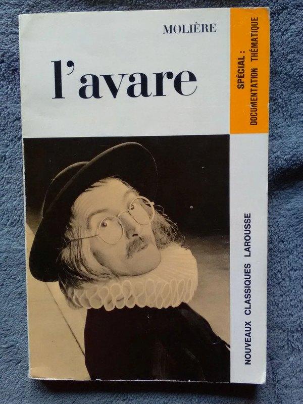 "L'avare" Molière (1971), Enlèvement ou Envoi, Théâtre, Molière, Utilisé