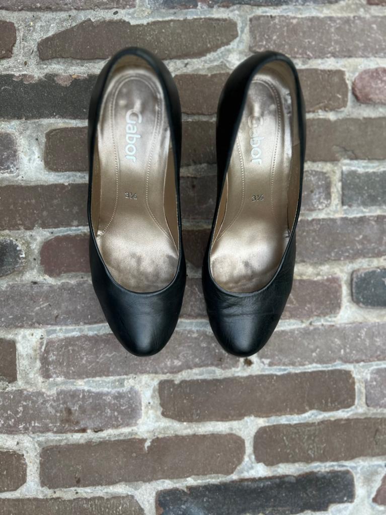 Chaussures noires Gabor pour femmes taille 37 (3.5), Enlèvement ou Envoi, Chaussures à haut talons, Comme neuf, Noir