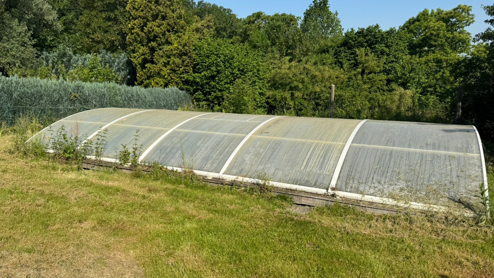 Abris de piscine (marque abrisud), Jardin & Terrasse, Enlèvement, Utilisé, Couverture de piscine