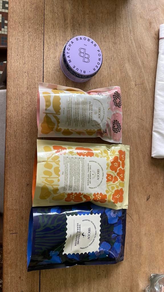Bbody thee en blue matcha, Ophalen of Verzenden