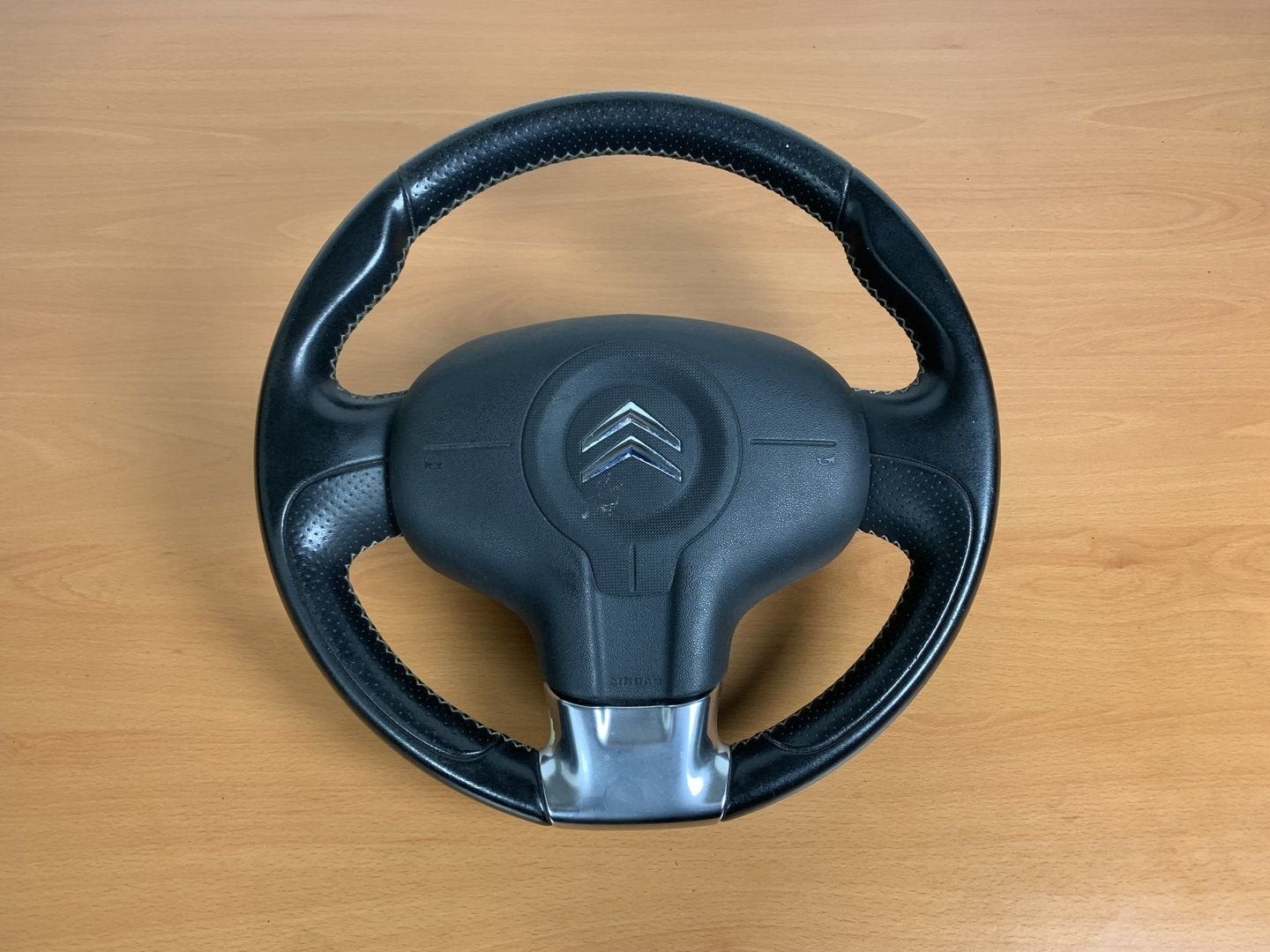 stuurwiel citroen C3 picasso Leer met airbag 96848990 2008+, -, Utilisé, -, -