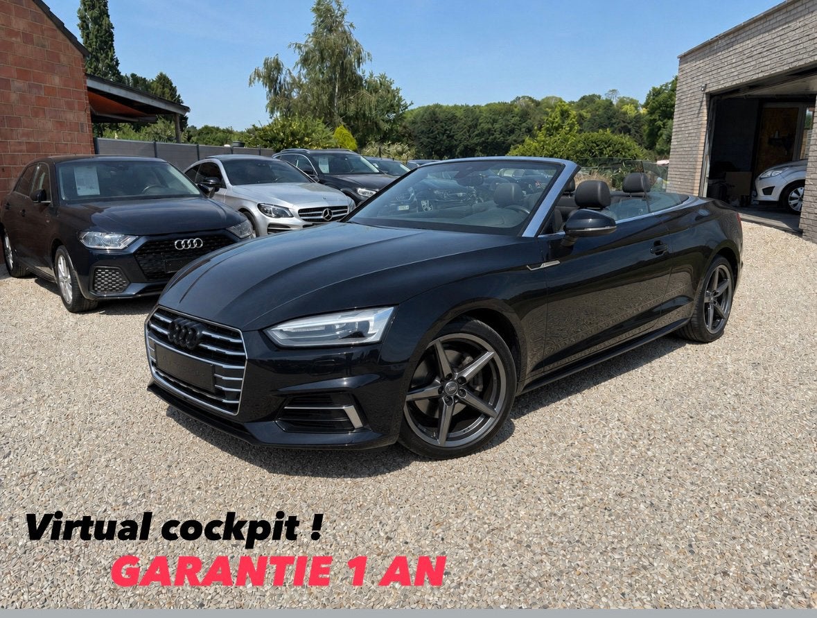 Audi A5 35tdi 2.0 150cv euro 6 Garantie 1an total !, Autos, Achat, Cabriolet, Entretenue par le concessionnaire, Noir