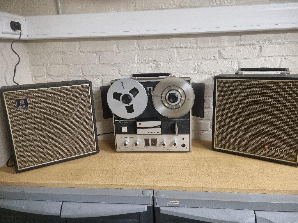 bandrecorder, Ophalen, Bandrecorder, Met stofkap
