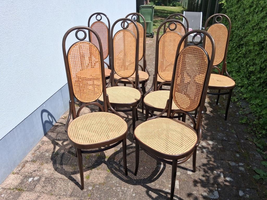Verschillende originele thonet-stoelen allemaal gemerkt, Antiek en Kunst, Antiek | Meubels | Stoelen en Sofa's, Ophalen