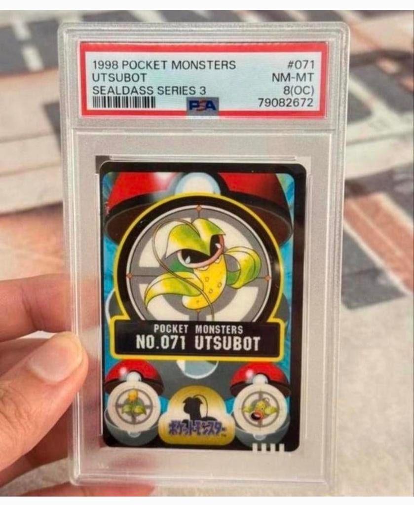 1998 Pokémon POCKET MONSTRES UTSUBOT SEALDASS psa-8 Rare, Enlèvement ou Envoi, Comme neuf, Cartes en vrac, Foil