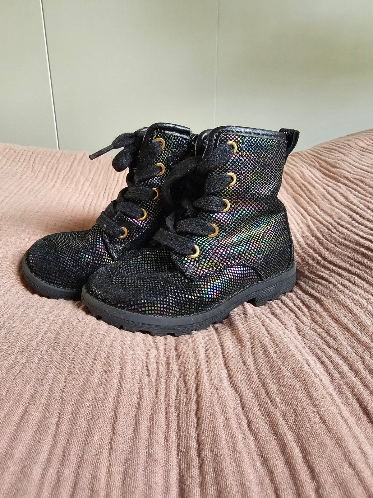 Bottes noires cool pour enfants taille 23 - Two Day Dr. Viss, Enlèvement ou Envoi