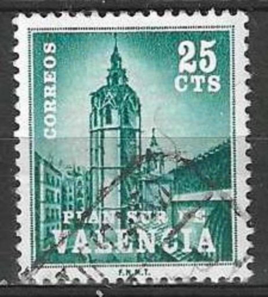 Espagne 1966 - Yvert 1421 - Au profit de Valence (ST), Envoi, Affranchi