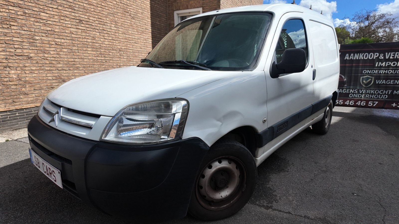 Citroën Berlingo Lichte Vracht + Trekhaak – 116.000 km, Auto's, Voorwielaandrijving, 4 deurs, Monovolume, Leder en Stof