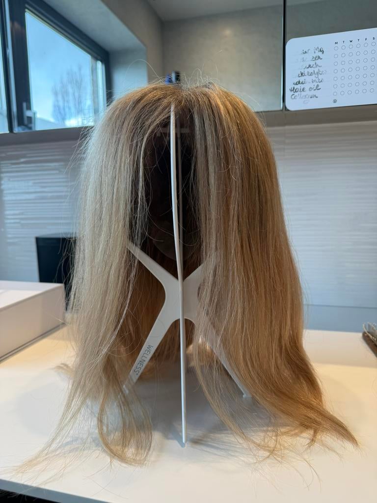 Haarwerk / Pruik van echt haar, Handtassen en Accessoires, Uiterlijk | Haarverzorging, Ophalen, Zo goed als nieuw