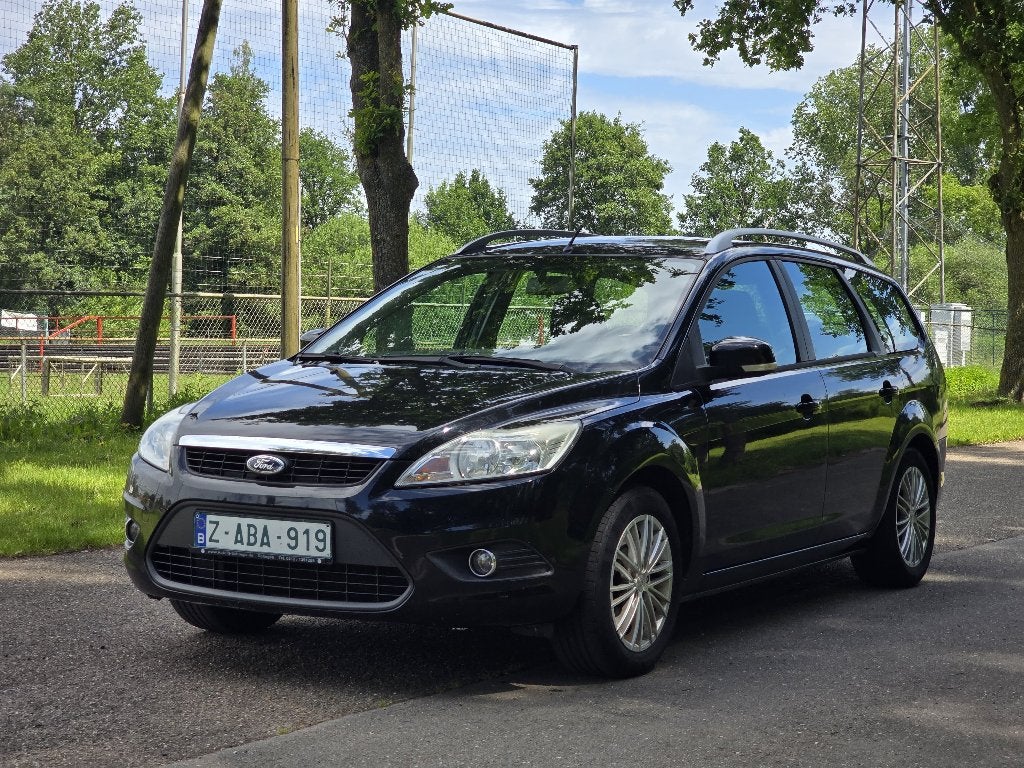 Ford Focus- 1.6i - 1ehand - cruise con. - digi.AC - garantie, Auto's, Stof, Zwart, Bedrijf, 74 kW