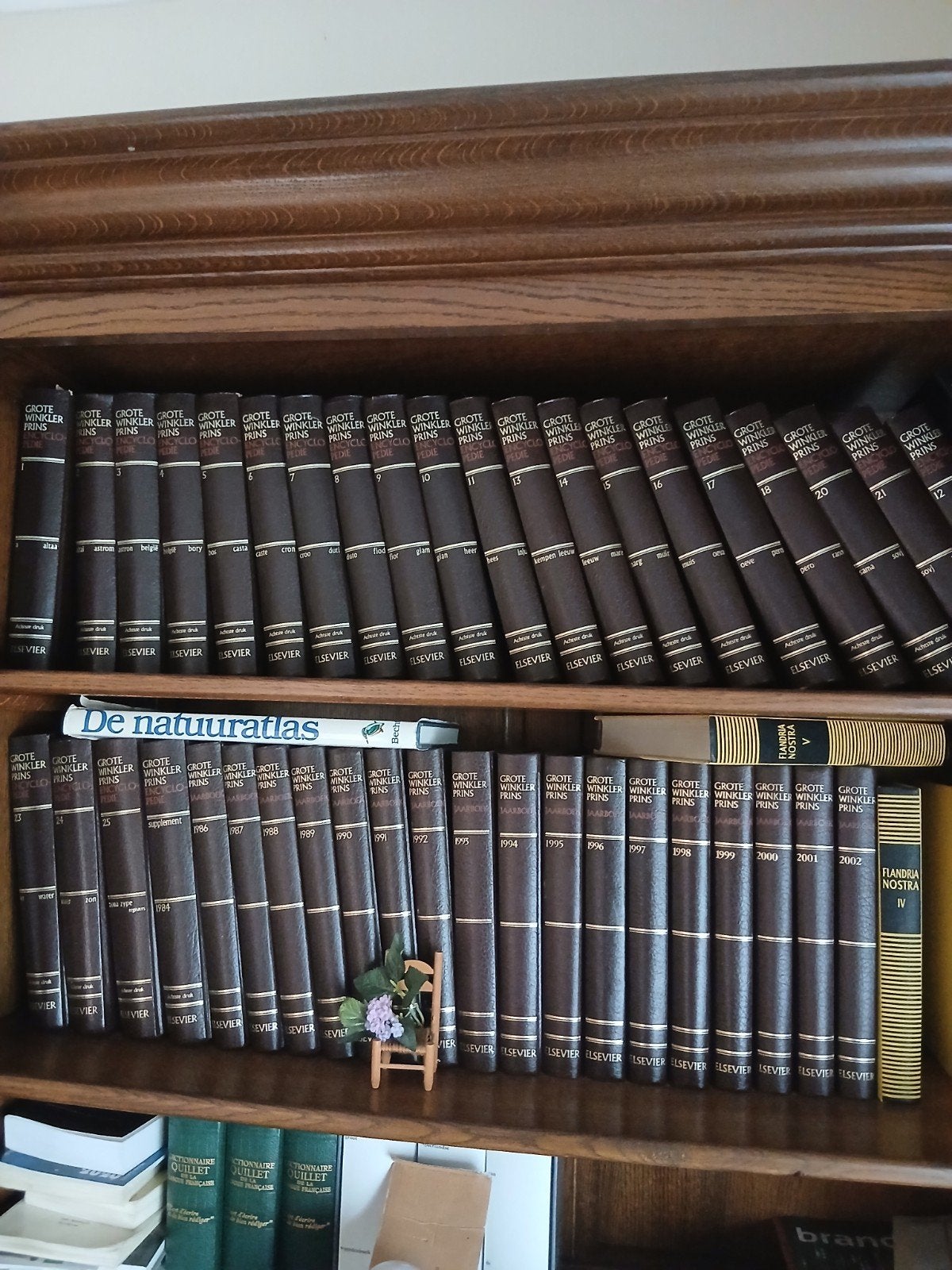 groot lot boeken, Ophalen