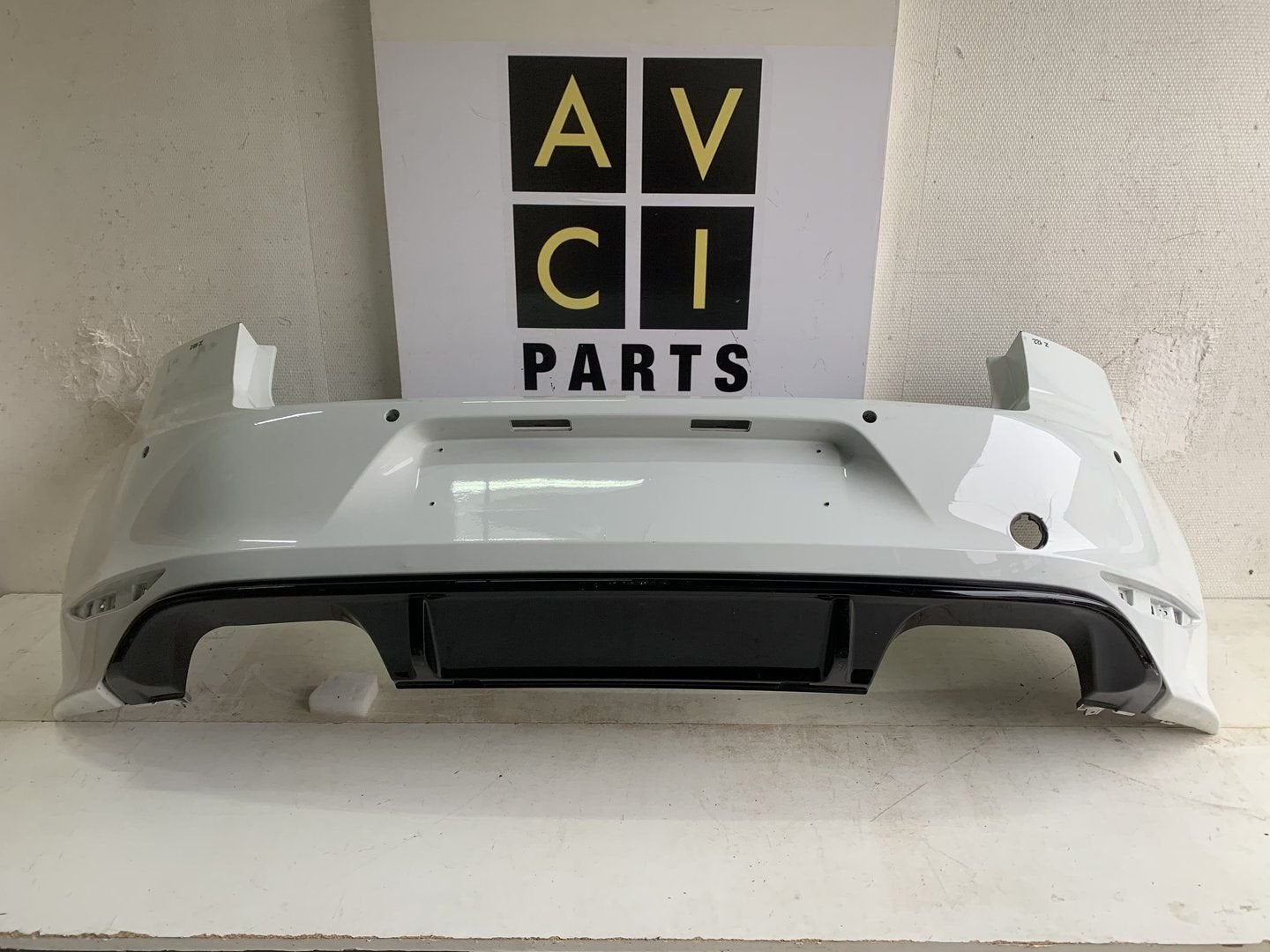 Vw Golf 7 VII 5G R line achterbumper bumper 5G0807421E, Arrière, Volkswagen, -, Utilisé
