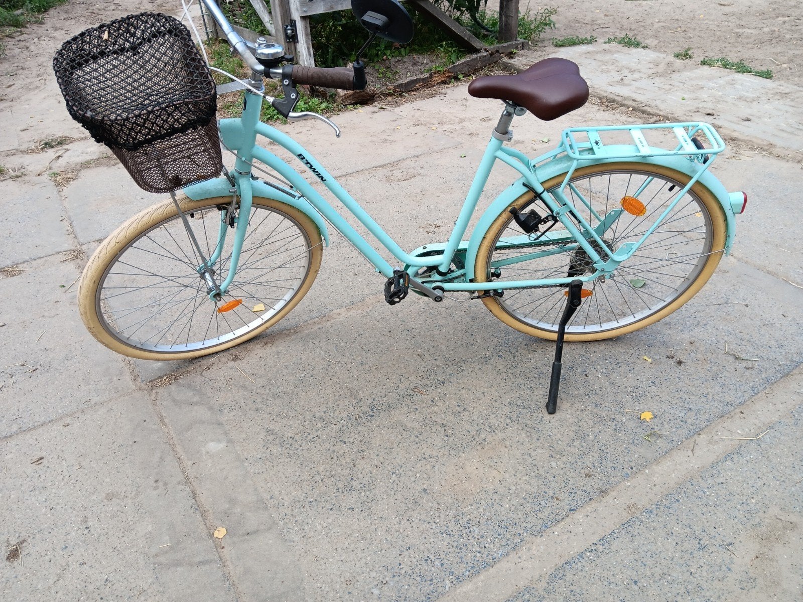 Damesfiets B twin, Fietsen en Brommers, Ophalen, Zo goed als nieuw, Btwin Decathlon
