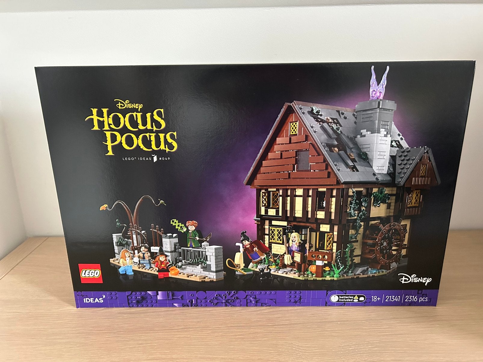 Lego 21341 Ideas Hocus Pocus Sanderson zussen Nieuw, Ophalen of Verzenden, Nieuw, Lego, Ideas