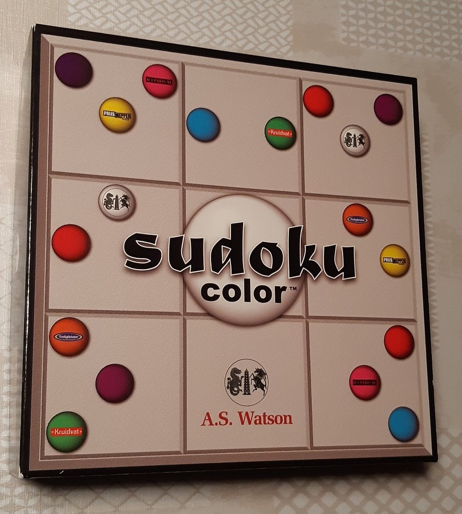 Sudoku kleur en cijferspel (nieuw), Trois ou quatre joueurs, Enlèvement, Neuf, Nova Carte