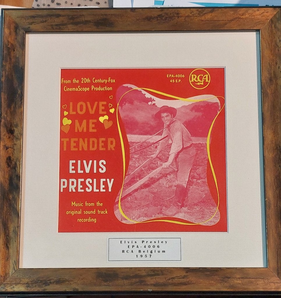 Elvis Presley Love me tender RCA Belgium, Cd's en Dvd's, Ophalen, Speciale editie, Overige formaten, Zo goed als nieuw