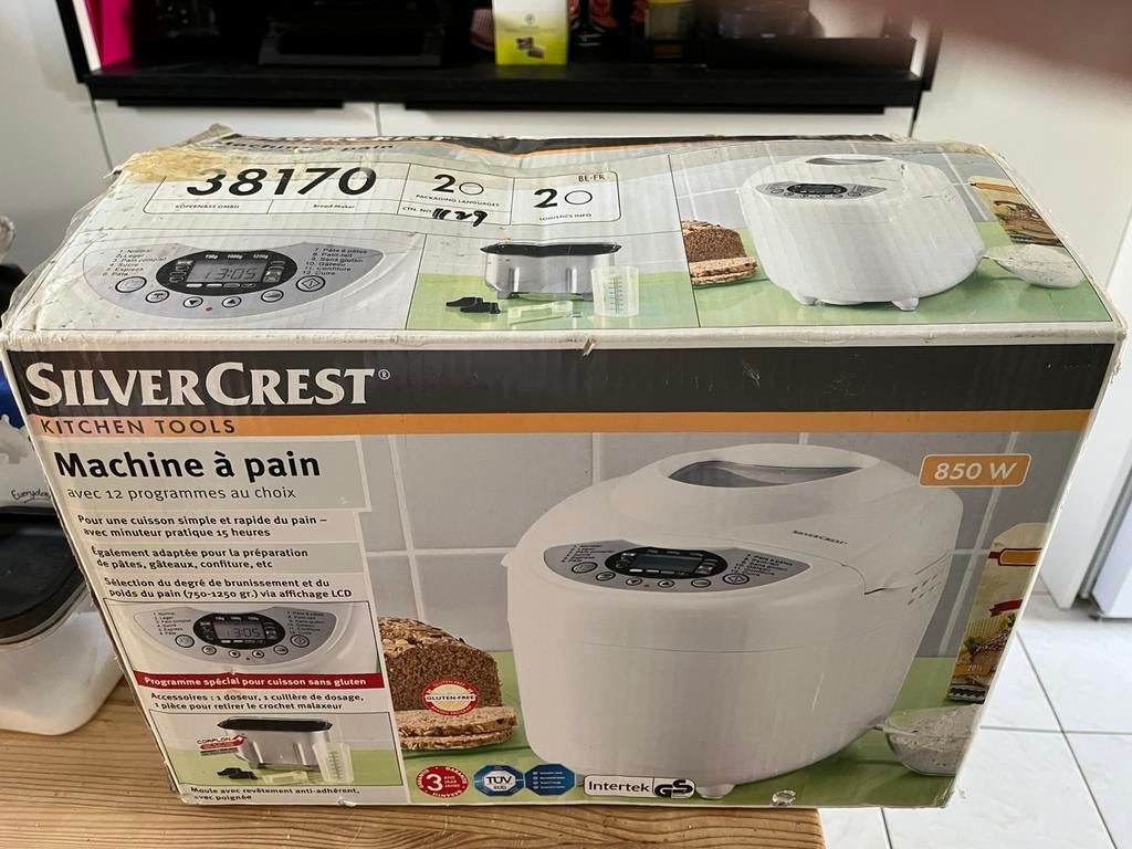 Broodmachine Silver Crest, Ophalen, Overige typen, Nieuw, Wit