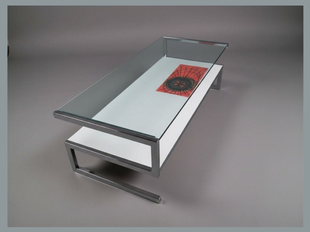 Zeldzame Belarti Salontafel, Ophalen, Minder dan 50 cm, Gebruikt, 100 tot 150 cm