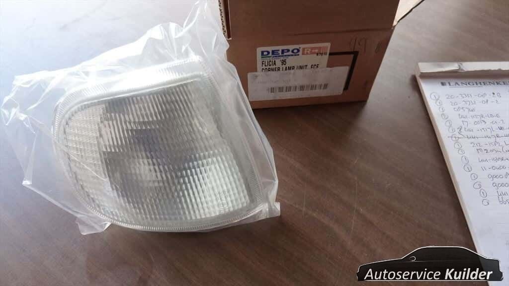 Knipperlicht WIT Links +Rechts Skoda felicia Nieuw, Neuf, -, Volkswagen, -