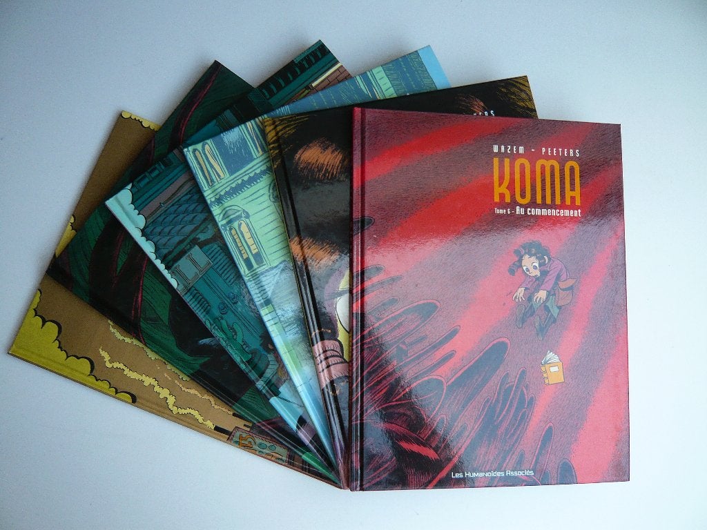 Bd KOMA tomes 1 à 6 (EO tbe) de PEETERS, Enlèvement ou Envoi, Série complète ou Série, Utilisé, WAZEM / PEETERS