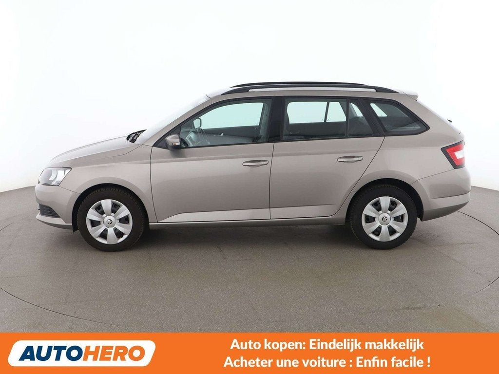 Skoda Fabia 1.0 TSI Ambition (bj 2018, automaat), Auto's, Skoda, Stof, Gebruikt, Zwart, 1188 kg