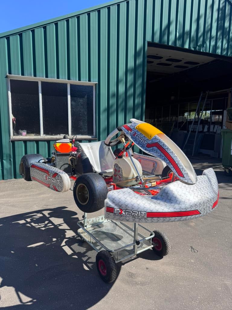 OTK Kart + Rotax Max Senior – Topstaat – Klaar om te rijden, Sport en Fitness, Ophalen, Zo goed als nieuw, Kart