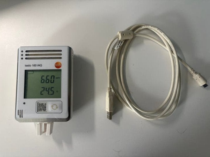 Testo 160 iaq, Doe-het-zelf en Bouw, Meetapparatuur, Ophalen of Verzenden, Zo goed als nieuw