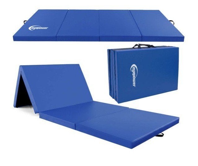 Turnmat, eyepower 180x60x5 cm, Sports & Fitness, Enlèvement, Comme neuf, Bleu, Matériel